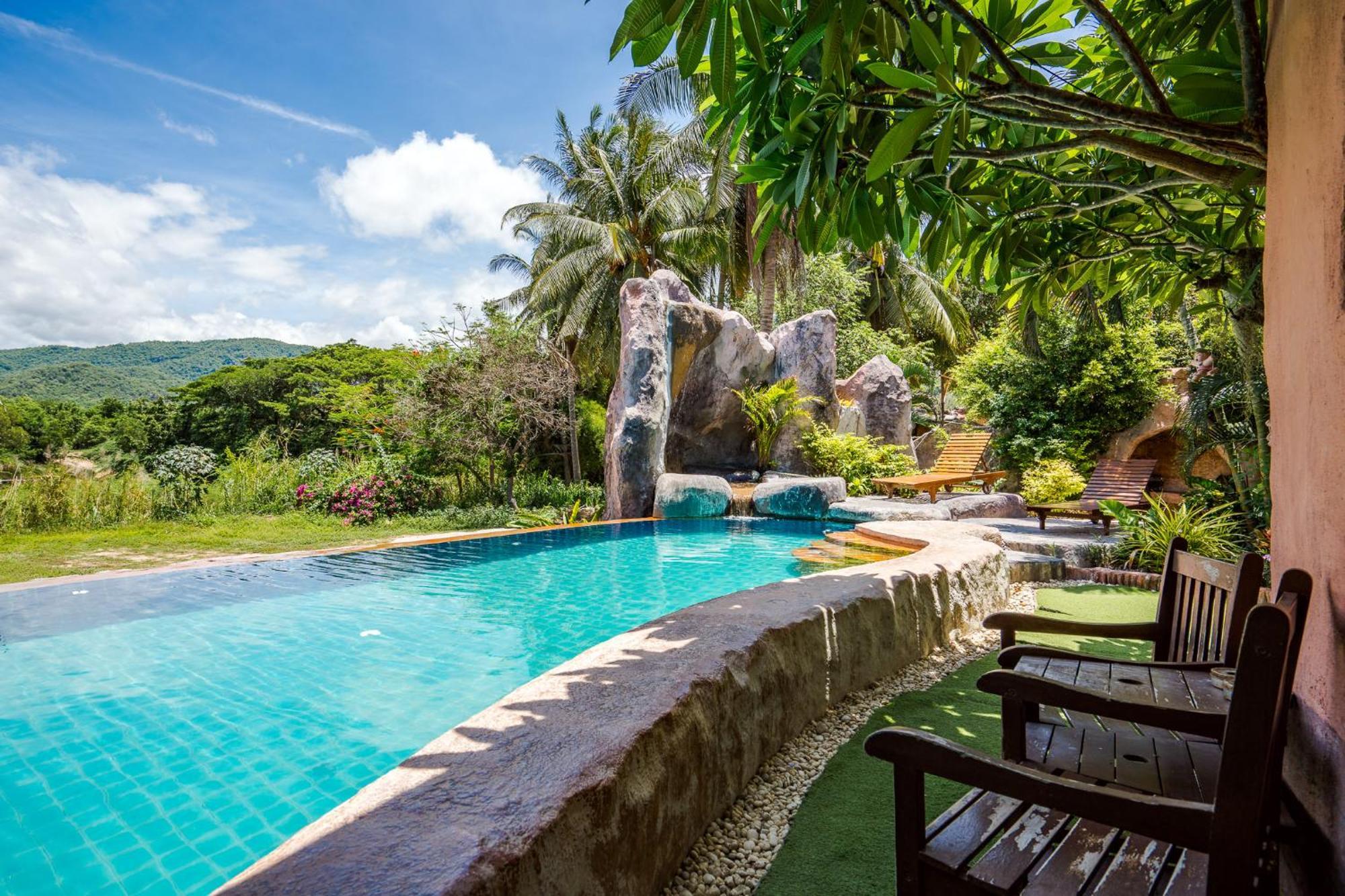 Huahin I-Din Poolvilla วิลล่ากลางธรรมชาติ วิวภูเขา เป็นส่วนตัว Exteriör bild