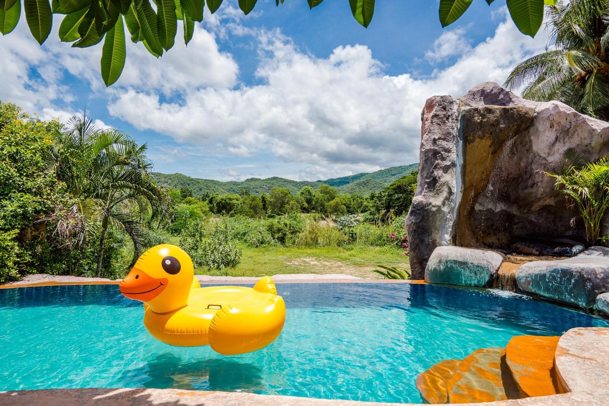 Huahin I-Din Poolvilla วิลล่ากลางธรรมชาติ วิวภูเขา เป็นส่วนตัว Exteriör bild