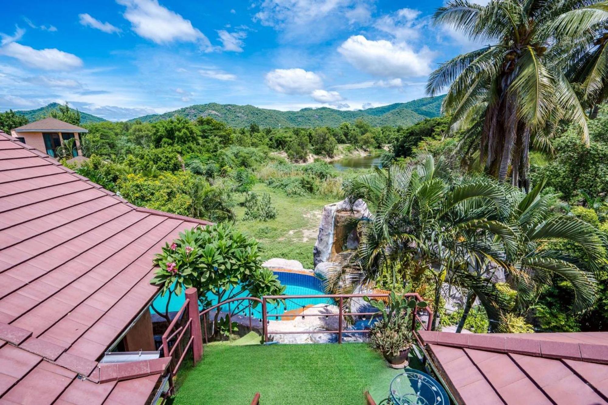 Huahin I-Din Poolvilla วิลล่ากลางธรรมชาติ วิวภูเขา เป็นส่วนตัว Exteriör bild